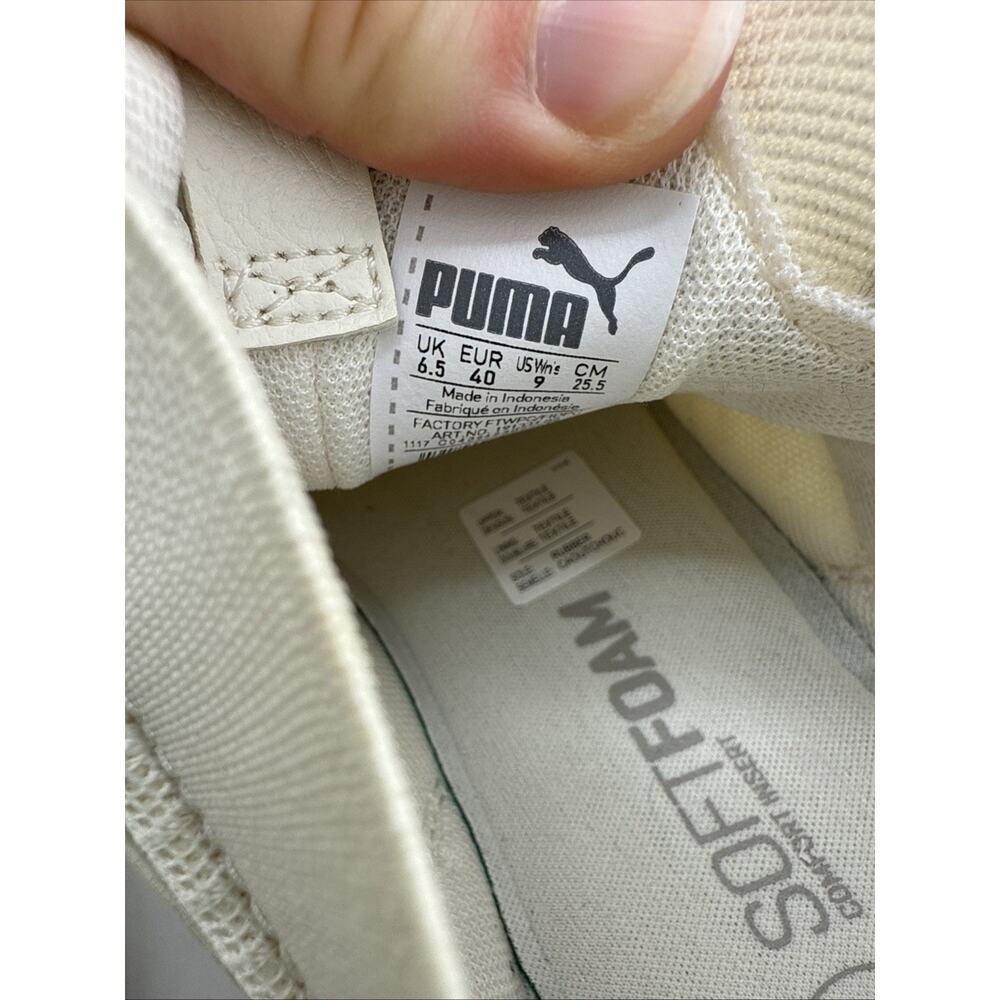Puma Enzo Premium Women’s Shoes/Sneakers Size 9 Mesh Ivory 191331-02 NEW - Picture 6 of 16
